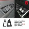 Carbon Fiber Window Lift Switch Interior Trim For BMW 6 650i 645Ci E63 2004-10