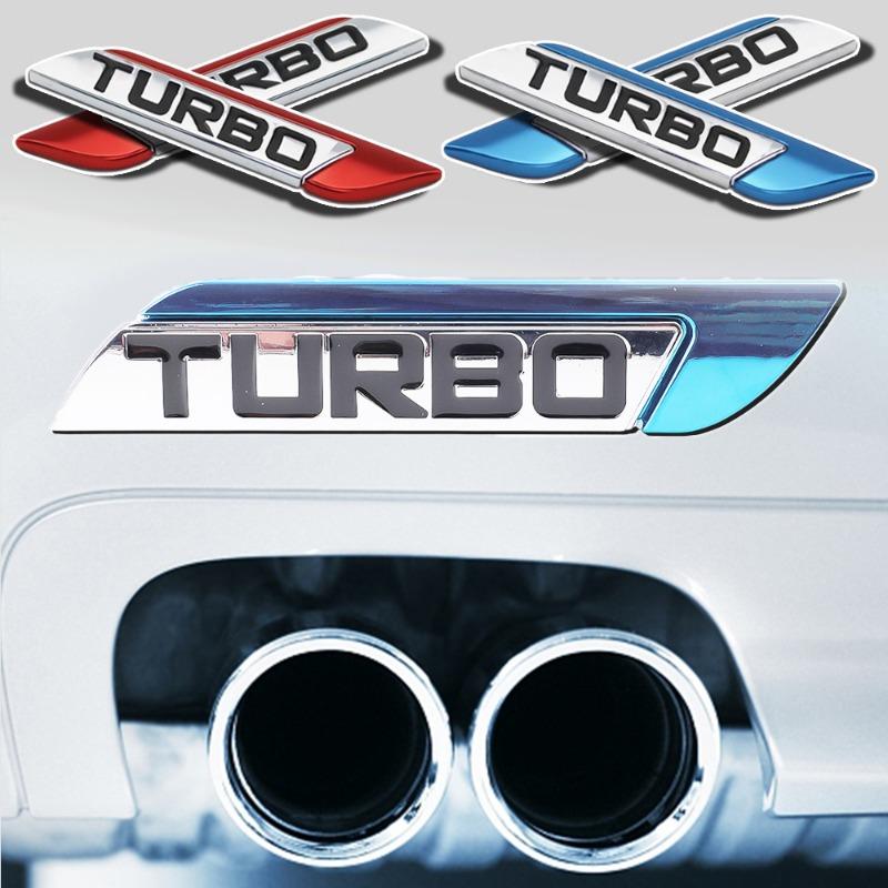 TURBO 3D металлическая эмблема значок для кузова автомобиля универсальный внешний стиль автомобиля эмблема наклейки декоративные наклейки
