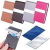 Fashion  Business Card Holder with Magnetic Buckle Slim Pocket Name Card Holder Stainless Steel Credit Card ID Case