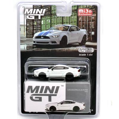 MINI GT Масштаб 1:64 США MiJo Toys Ограниченная серия LB WORKS FORD MUSTANG (WHITE) ФУНТ