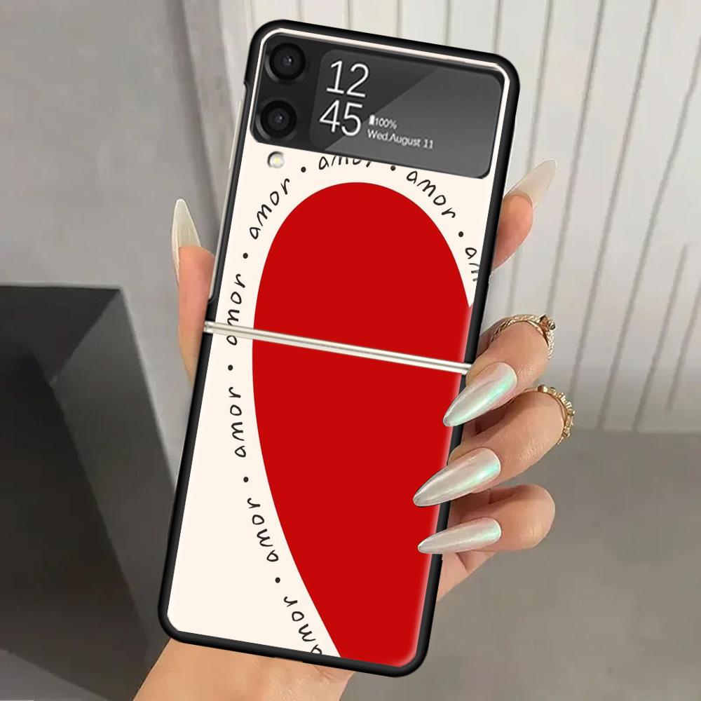 Жестокая игра (Gossip Girl) Жесткий ПК Чехол для телефона Для Samsung Galaxy Z Flip 6 5 4 3 Черная крышка ZFlip6 Flip5 Flip4 5G Складные Чехлы с принтом
