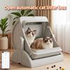 Автоматический лоток для кошек Открытый Интеллектуальная очистка Песочница для кошек Дезодорант Туалет для кошек Большая емкость Электрические Умные туалеты для кошек