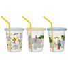 Tumbler with Straw 320ml Set of 3 Made In Japan Curious George Made In Japan SIH3ST