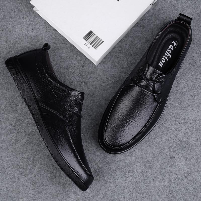 FashionLuxury Brand Men Dressing Shoes Formal for Men Casual Footwear Genuine Leather Oxford Shoes Classic All-match Man Business Shoes
