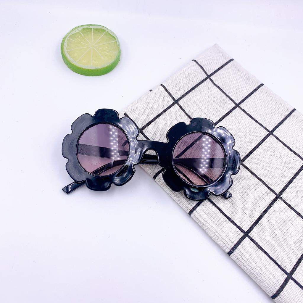 1380 Lace Children'S Glasses Plastic Frame Decorative Glasses Small Flower Lenses Baby Fashion Plastic Sunglasses