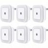 6 светодиодных ночников, Plug & Play, портативный дизайн, автосенсор, ночники для коридора и спальни, для домашнего декора