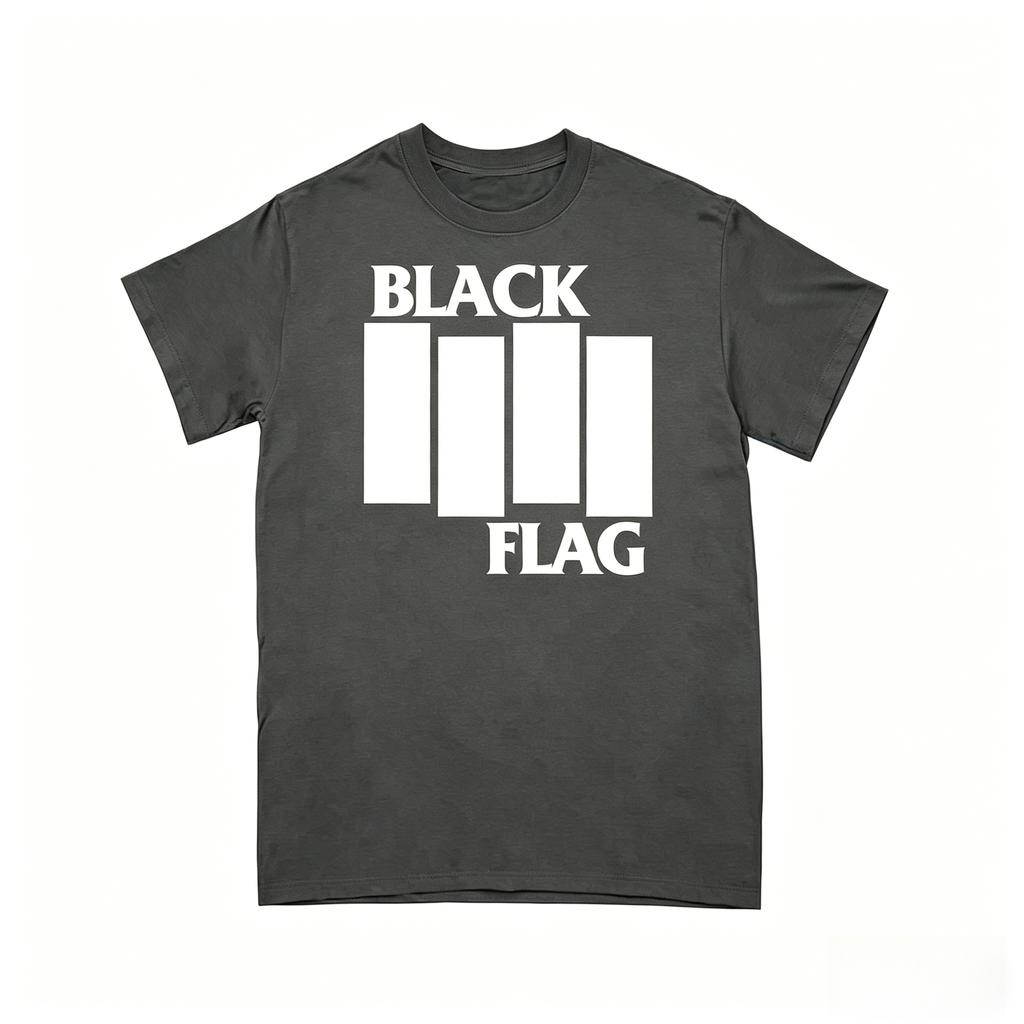 Black Flag American Pure Punk Rock Band Casual Unisex Cotton Tshirt Women Brand Unisex Outdoor Fashion Leisure