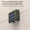 LED Solar Wall Lamp Outdoor Lighting Waterproof Up And Down Glowing Solar Light Courtyard Garden Home Decoration Wall Lights