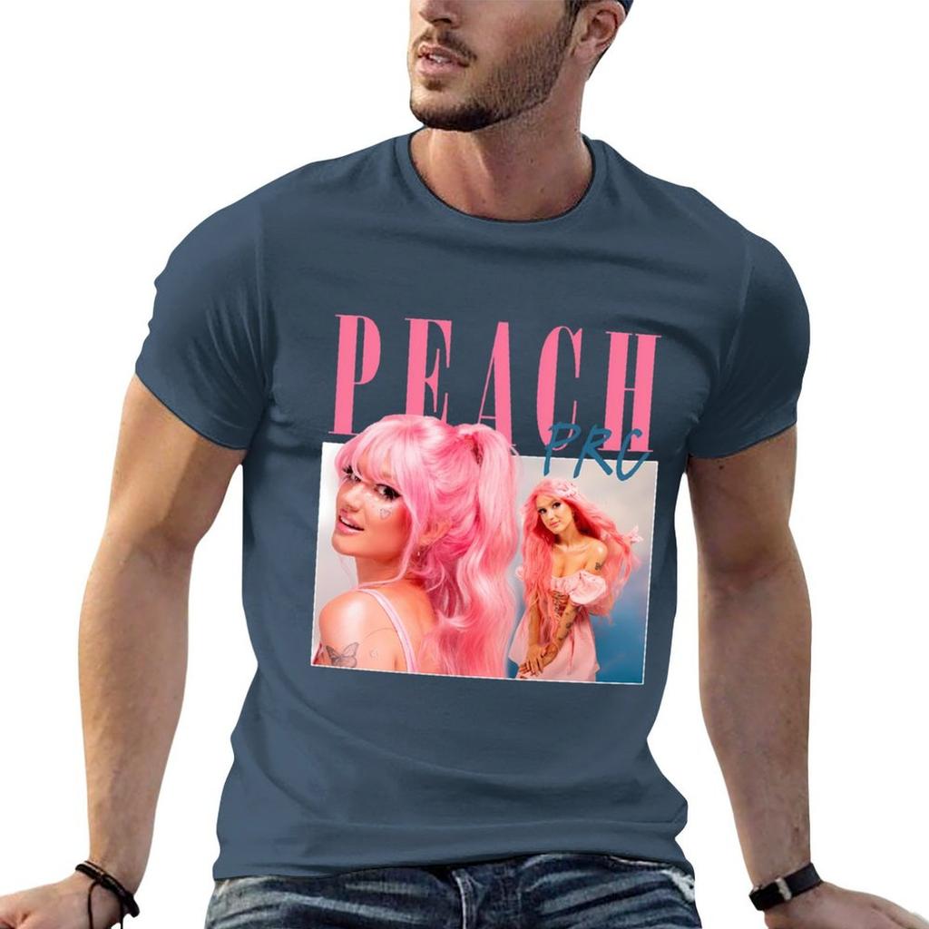 Peach Prc Retro Bootleg Design Tshirt Summer Holiday Tshirt