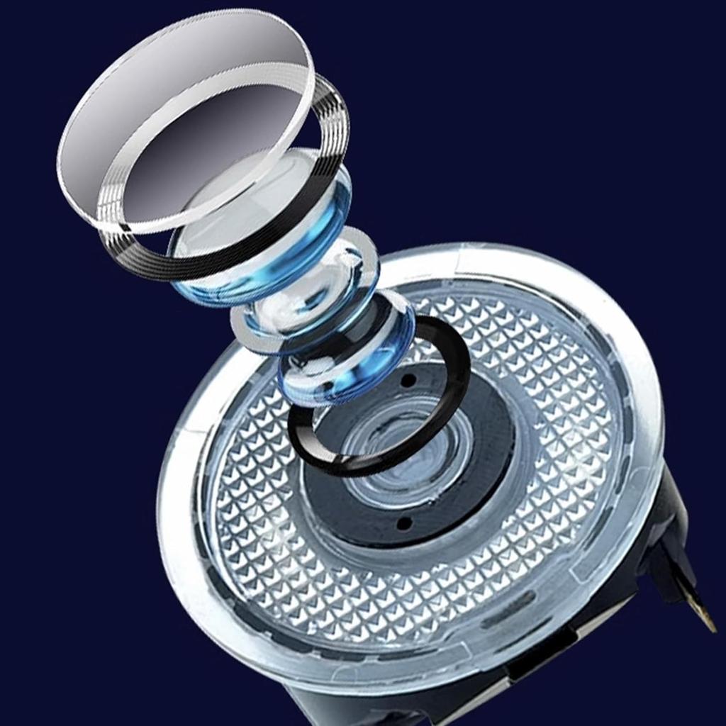 Yankok Side Mirror Projector Shadow Lights for F150 Expedition Explorer Everest Flex Focus Fusion C-Max Escape Edge Taurus Ranger Mustang (2 Pack