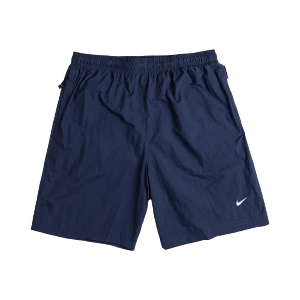 Nike Мужские шорты Solo Swoosh Plain Weave, темно-синие, DX0749-410