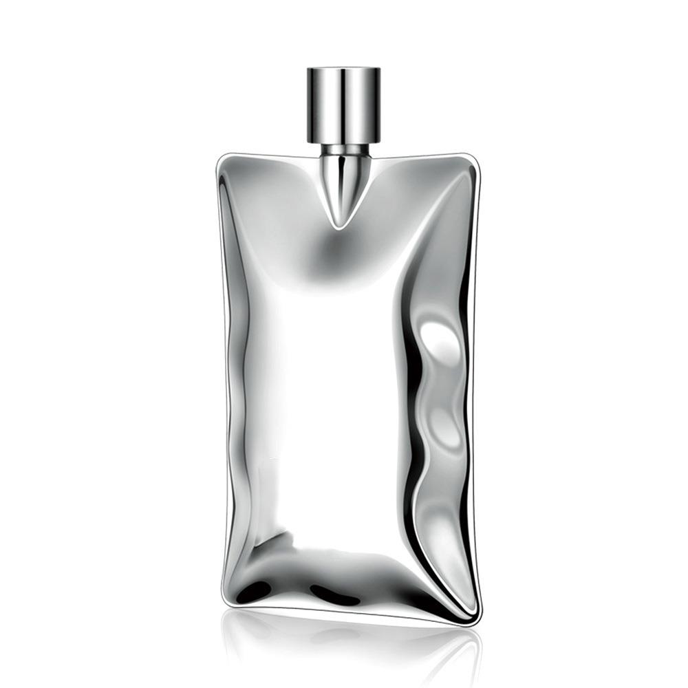 Wavy Wine Pot Stainless Steel Vodka Flask Minimalist Liquor Bottle  Outdoor Use