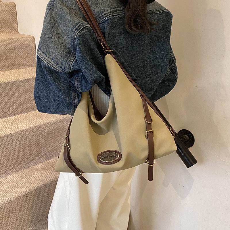 Корейская версия многофункционального рюкзака для поездок на работу, новый осенне-зимний ленивый стиль, большая вместимость, сумка-тоут, сумка через плечо на одном плече