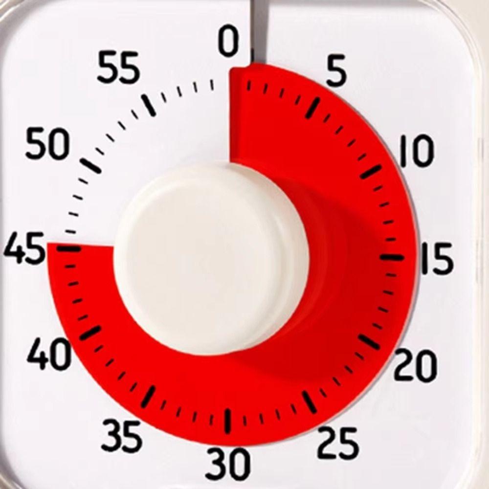 60-minute Desk Timer Silent Operation Classroom Timer Multifunction Visual Timer for Kids