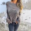Women's New Casual Loose Skeleton Sweater Round Neck Knit Top Women's Casual Style Sweater High Quality Sweater