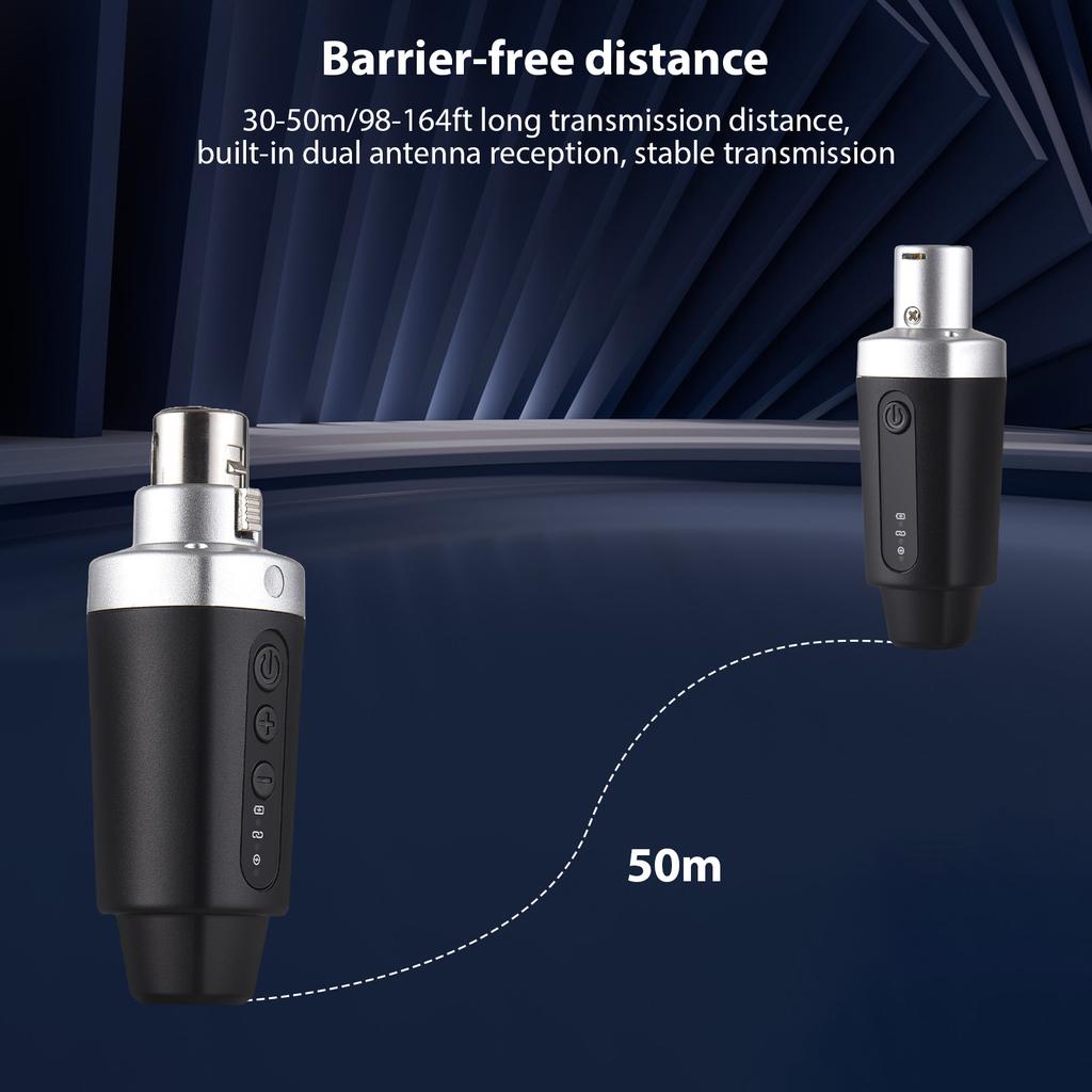 Микрофон беспроводной XLR передатчик и приемник беспроводная микрофонная система для аудиомикшера электрический