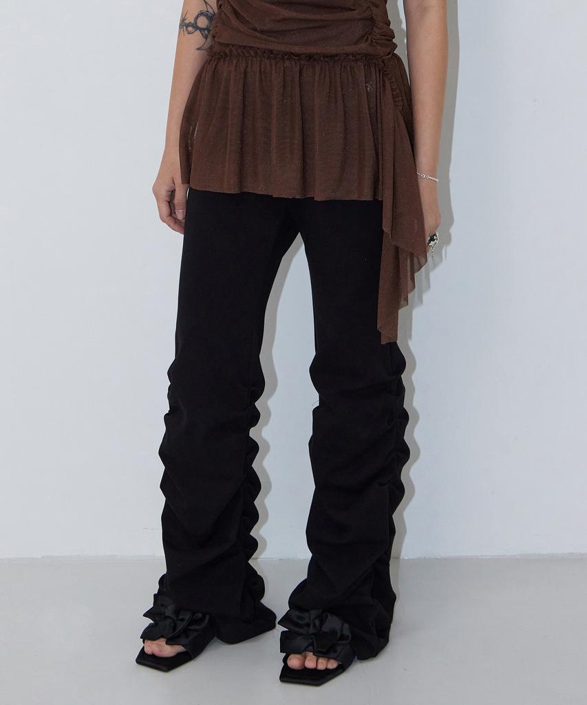 FAKIII Fakiii Cumulate Boot-Cut Track Pants_Black