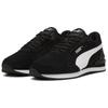 Puma St Runner V4 Унисекс Низкие Повседневные Кроссовки Комфорт Универсальные Износостойкие Черный Белый 399665-01
