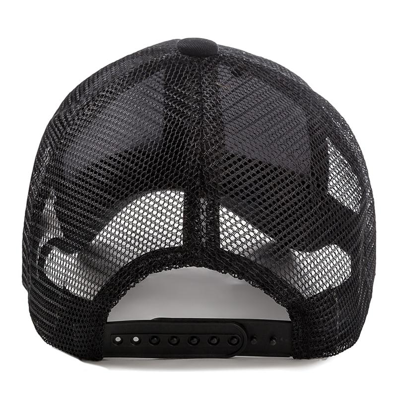 Кепка унисекс в сетку, повседневная однотонная хлопковая сетчатая бейсболка, регулируемые летние крутые шапки для женщин и мужчин, кепка дальнобойщика в стиле хип-хоп