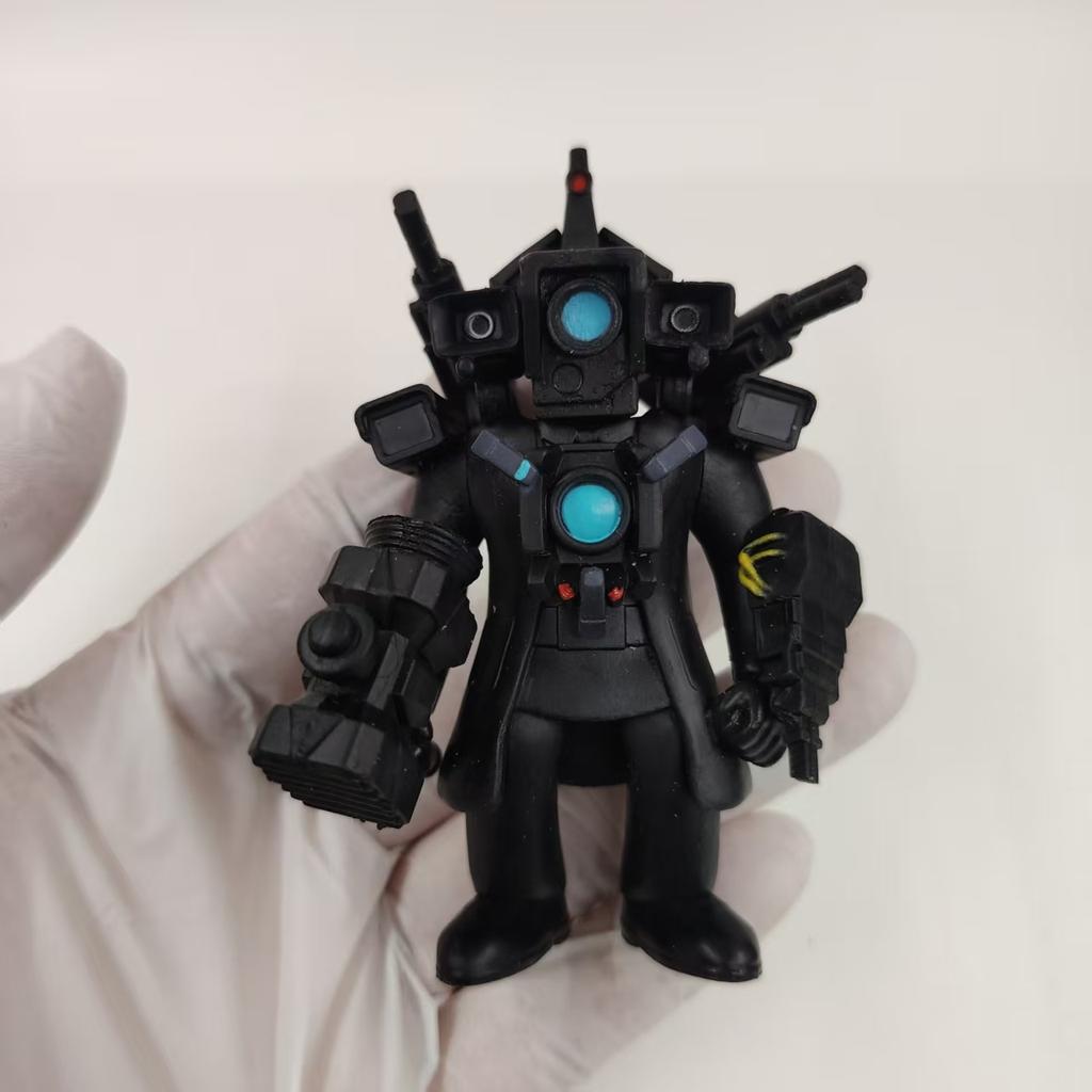 Оригинальная Фигурка Человек-Скибиди Туалет Человек-Камера Человек-ТВ Человек-Динамик Модель Фигурки Действия Украшения ПВХ Кукла Игрушка Забавный Подарок для Детей