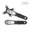 Light Weight Square Tapers Crankset Chainwheel Aluminum Alloys Cranks Bicycles Part for Versatiles Use On Mountain Terrain