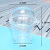 & Kitchen Baking Plastic Popcorn Ice Cream Cups Cake Decorating Miniature Frappuccino Cup Cover Lid