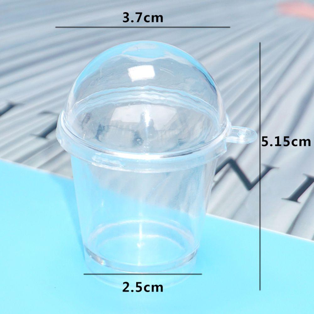 & Kitchen Baking Plastic Popcorn Ice Cream Cups Cake Decorating Miniature Frappuccino Cup Cover Lid