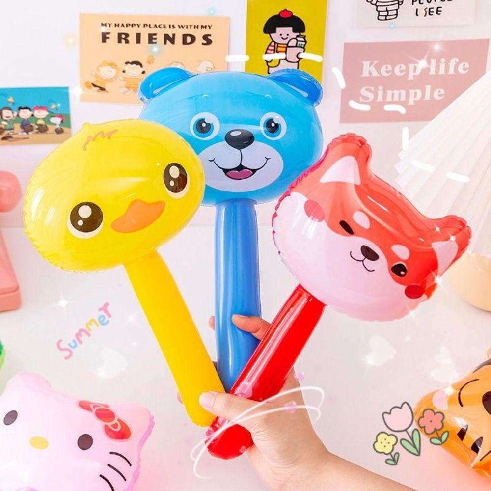 Детский подарок, фестиваль, вечеринка, декор, надувная модель лягушки, голова животного, длинная палка, надувная палка