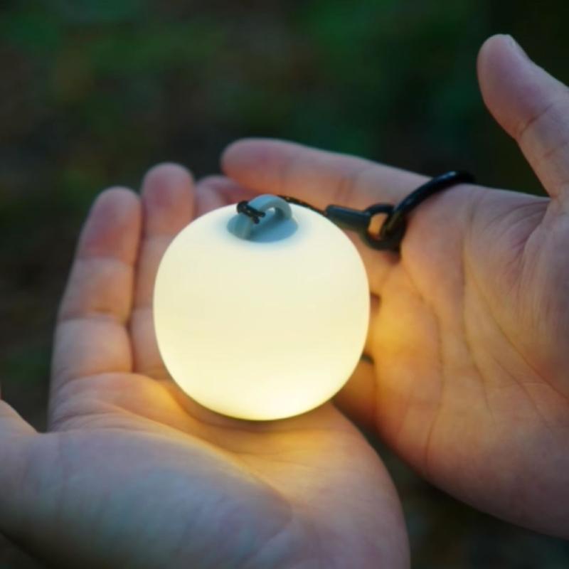 Portable Camping Lantern Rechargeable Led Picnic Lamp Mini Egg-Shaped Squeeze Silicone Light For Outdoor Cozy Ambience