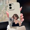 Для Oppo A6 A6x A6s 4G 5G Чехлы Милый Мультяшный Сладкие Девочки Мягкий Жидкий Силикон Защитный Бампер Чехол Для OppoA6 A6x A6s Fundas
