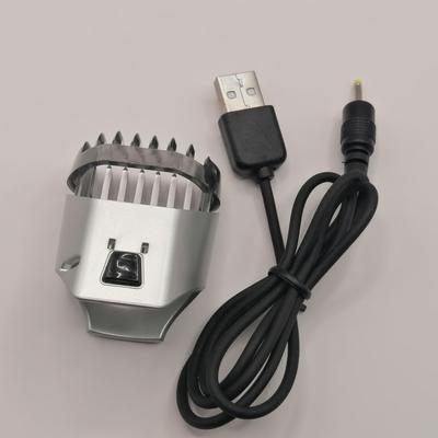 Серебряная расческа для стрижки волос + USB-кабель для зарядки для бритвы Philips G370 G380 G390