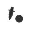 ACROPIX 20pcs Universal 6mm Black Door Trim Fender Push Rivet Fasteners Automotive