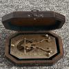 11.43 Cm Nautical Round Sundial Engraved Sundial Compass