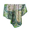 Art Four-Leaf Clover Imitation Silk High-End Printing Large Square Scarf Silk Scarf Shawl Headscarf Neck Protection Scarf