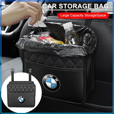 Для E60 E46 E39 E38 E90 E36 F30 E30 E31 E34 F10 F20 E87 E92 E53 E70 X1 X5 X3 X6 Автомобильная сумка для хранения Многофункциональный карман для хранения на спинке сиденья Подвесная
