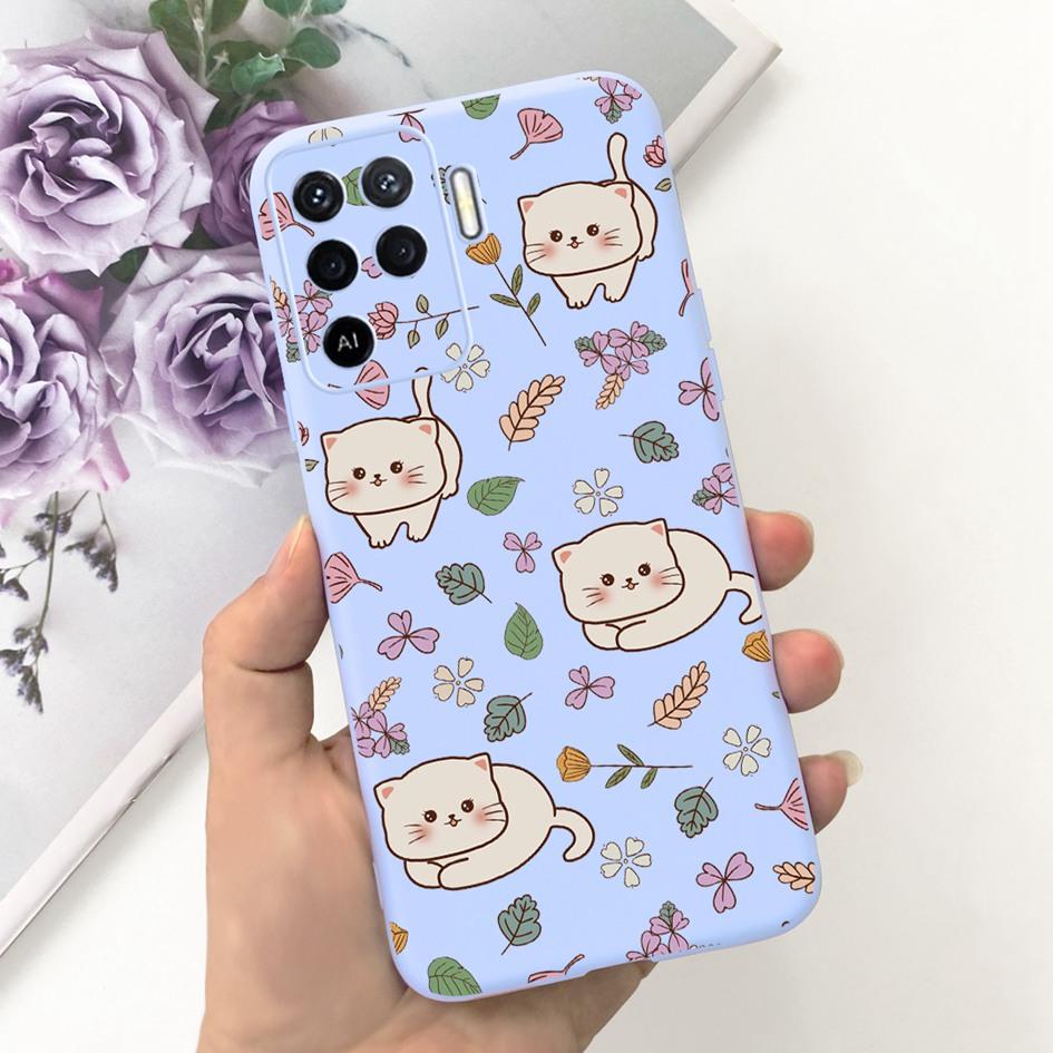 Чехол для OPPO Reno 5 5G Reno5 Pro CPH2201 Милый Расписной Мягкий Силиконовый Чехлы для Телефона Для OPPO Reno 5 Pro Reno5 Lite 5Z Fundas