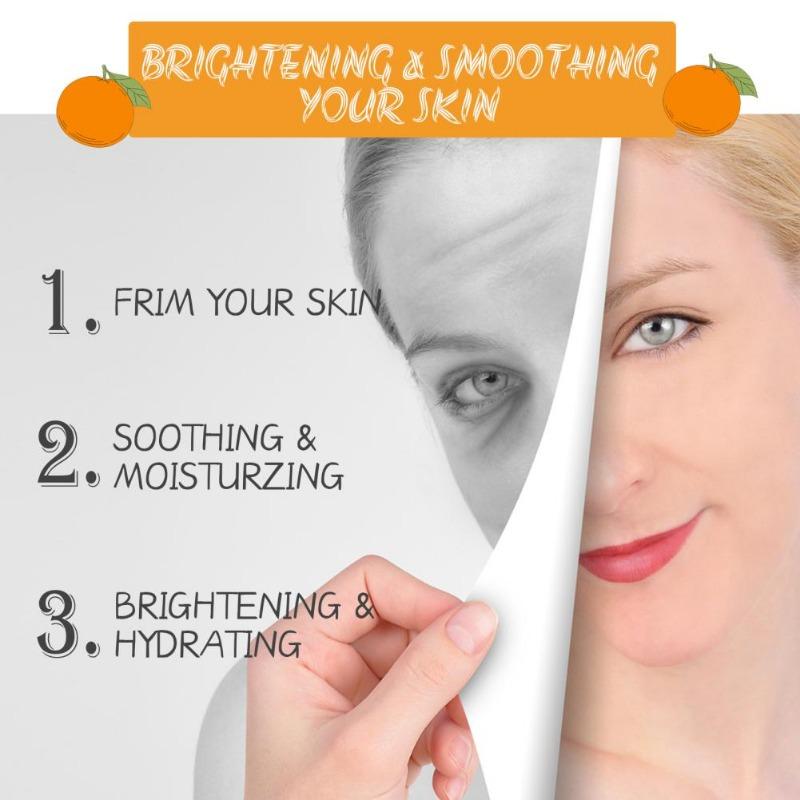 Vitamin C Facial Serum Brighten Skin Lighten Spots Hyaluronic Acid Face Essence Skin Care Products