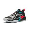 Anta Kai 1 Kyrie 1 Амортизация Kaleidoscope для нападения Нескользящие баскетбольные кроссовки с низким верхом Мужские кроссовки Черный Серебристый 112431102S-4