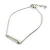 Les Trésors De Lily [N8131] - Серебряный браслет «Прямоугольник».