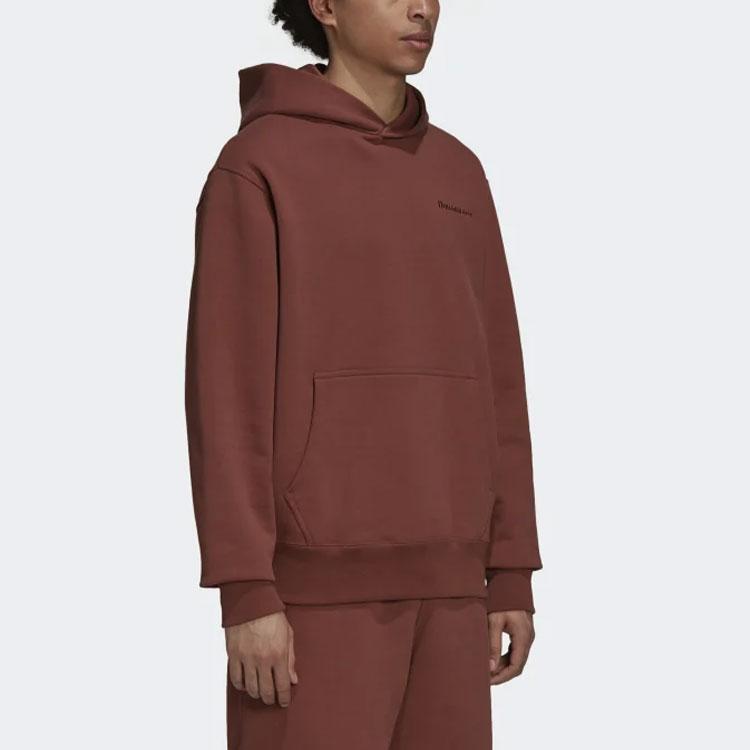 Adidas Мужская толстовка с капюшоном Originals Trefoil Casual Sport, темно-коричневая, H58292