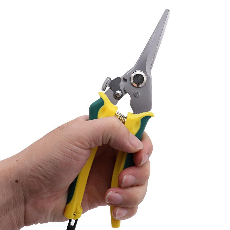Pruner Garden Scissors Professional Sharp Bypass Pruning Shears Tree Trimmers Secateurs Hand Clippers For Garden Beak Scissors