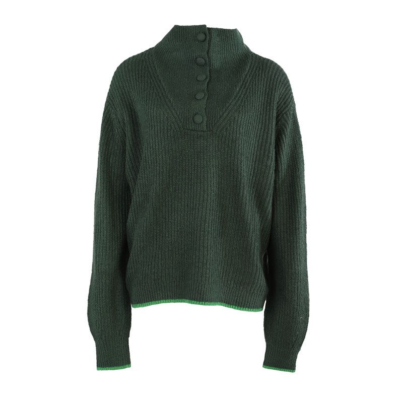 Женский свитер Sierra с высоким воротом и застежкой на пуговицы LA PETITE ETOILE