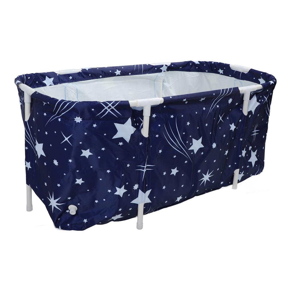 Portable Bathtub Multifunctional Large Space Full Body Folding Soaking Bath Tub for Kids Adults for