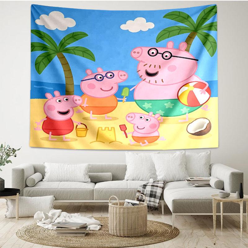 Cartoon animation Print Tapestry - Portable Wall Decor Cloth, for Home, Dorm, Travel, Bedroom, Living Room - Ideal Birthday Housewarming Gift