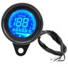 Akozon Tachometer Motorcycle LCD Meter Tachometer Gauge Odometer Speedometer 0-199km/h (Black)