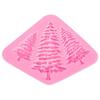 Pink Grey Christmas Tree Silicone Cake Mold 3 Grids Cake Decorating Tools Craft Chocolate Mold  DIY