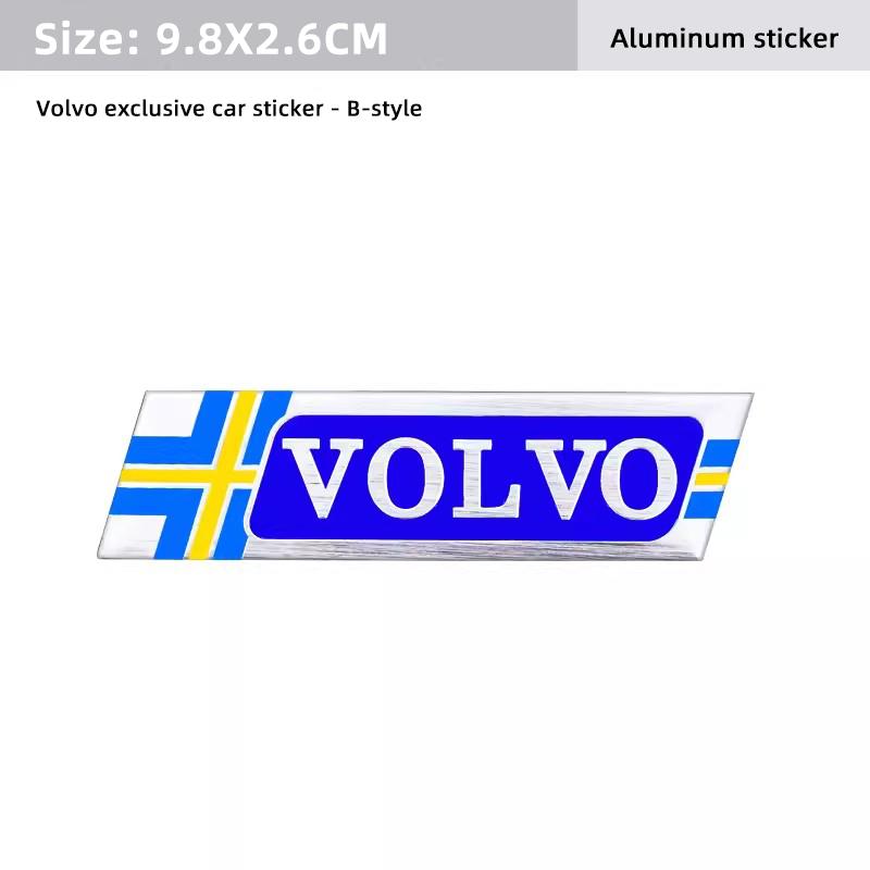For Volvo Car Specific Metal Badge Stickers Auto Trunk Decal For Volvo XC90 V90 V60 XC60 V40 S80 S60 S90 C40 XC40 V70 XC70 C30 C