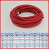 Red Fuel Hose Oil Gas Line1M AN4-AN6-AN8-AN10-AN12-AN16-AN20 Nylon/Stainless Steel Braided Fuel Supply System Accessories