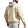 Men's 1/4 Zip Cargo Hoodie | Drawstring Multi-Pocket, Solid Color For Outdoor & Casual Wear