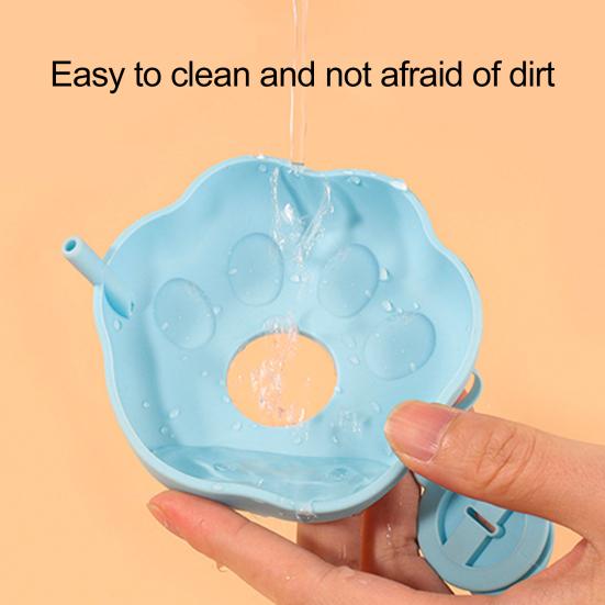 Силиконовый держатель для мороженого, герметичный, безопасный для детей, беспроблемный держатель для лакомств, держатели для мороженого в рожках из пищевой стали со встроенной трубочкой для детей